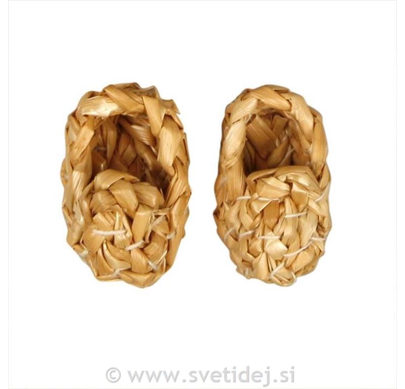 Copati iz slame 4 cm, 1 par