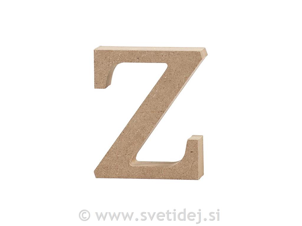 Lesena črka z, 8 cm