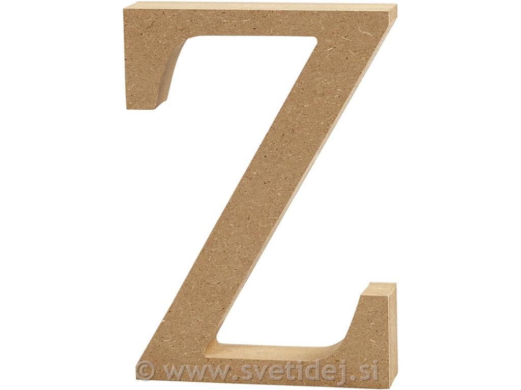 Lesena črka Z, 8 cm