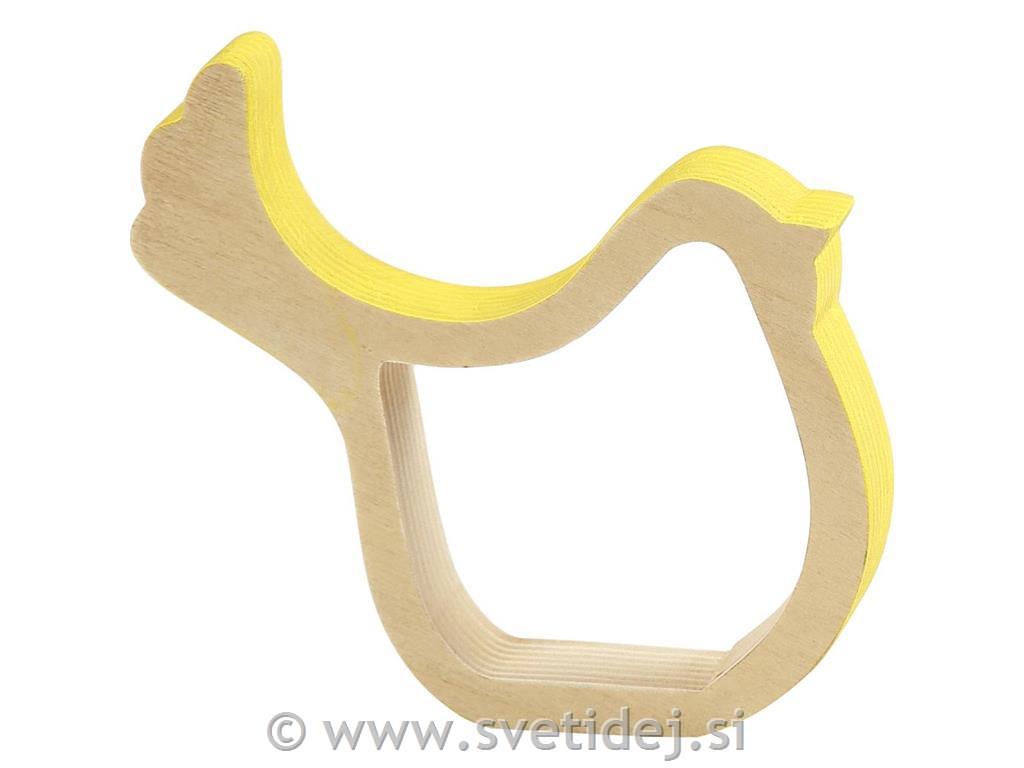 Leseni piščanci 13 cm, set 2