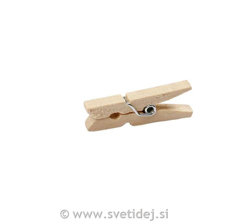 Lesene ščipalke 30x3 mm, set 100