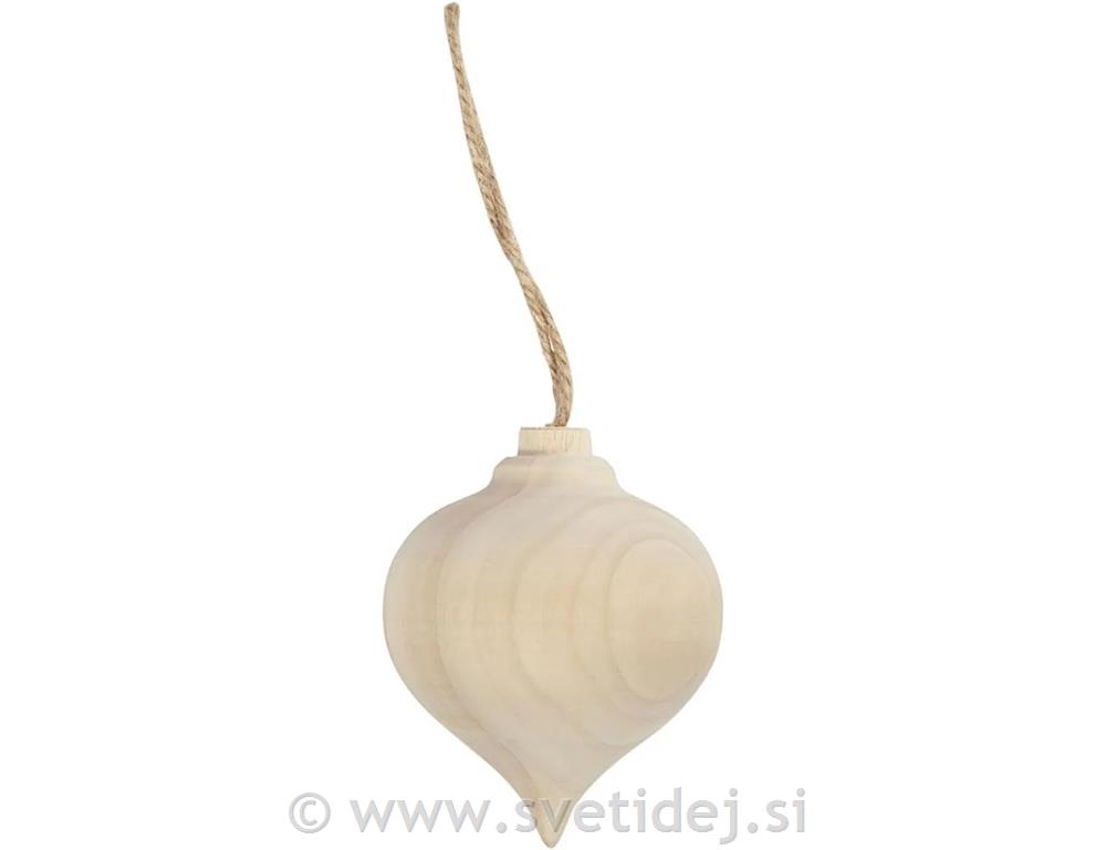 lesena kapljica 5,5cm