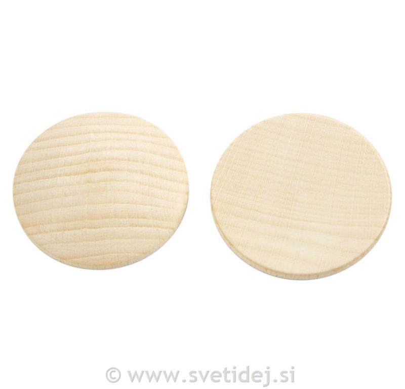 Leseni gumbi 40 mm, set 100