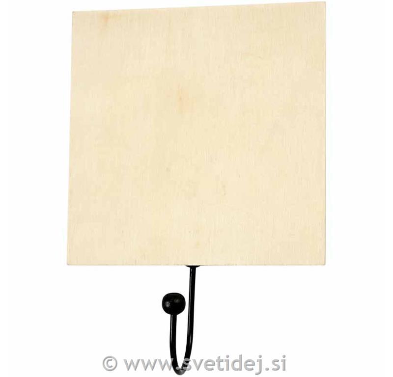 Lesena plošča z obešalom, set 10