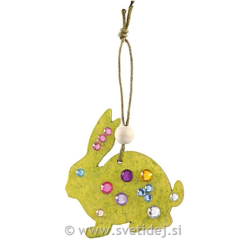 Leseni velikonočni obeski 6 cm, set 200
