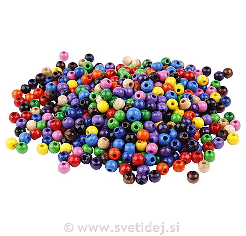 Lesene perle, 5 mm, set 200
