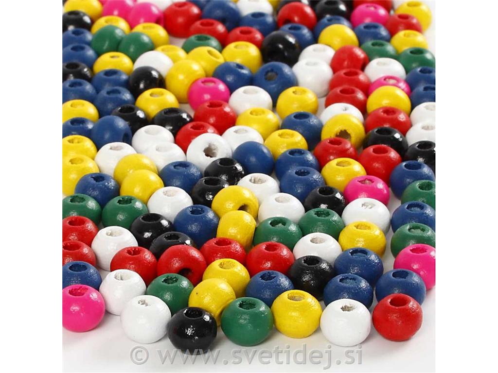 Lesene perle 5 mm, set 150