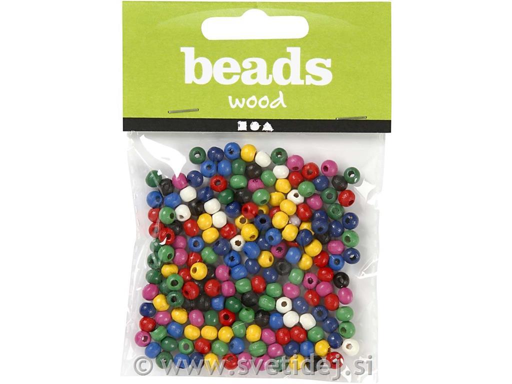 Lesene perle 5 mm, set 150