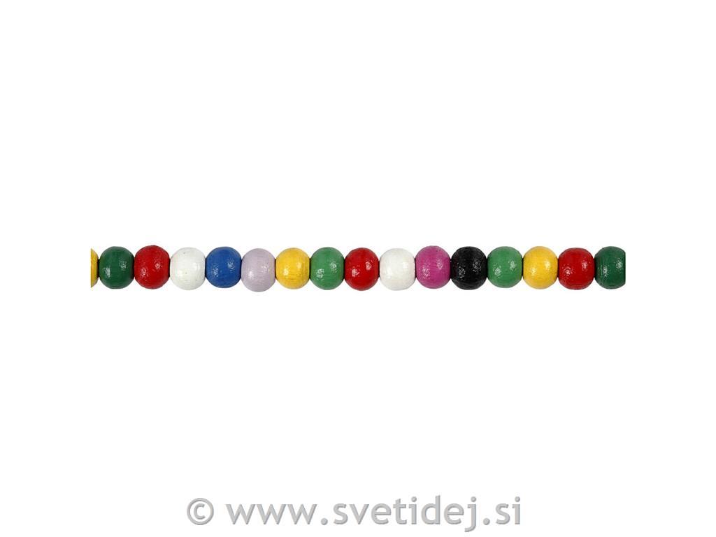 Lesene perle 5 mm, set 150