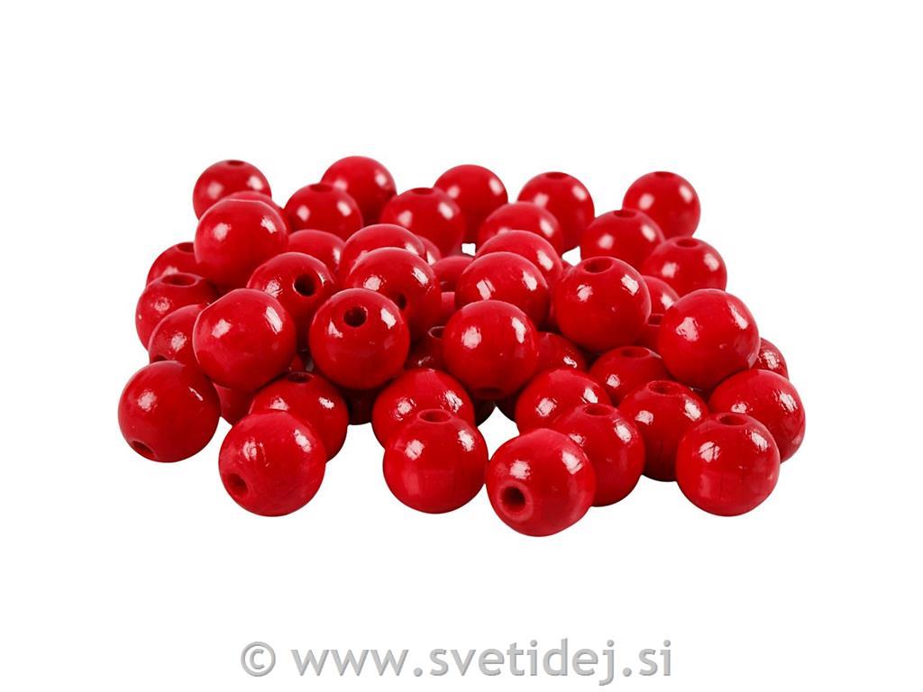 Lesene perle 12 mm, set 40