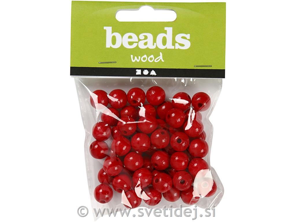 Lesene perle 12 mm, set 40