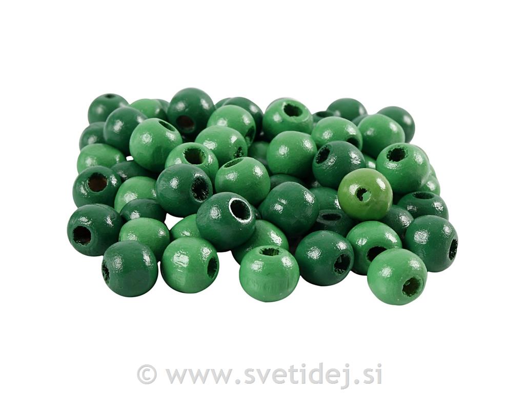 Lesene perle 12 mm, set 40