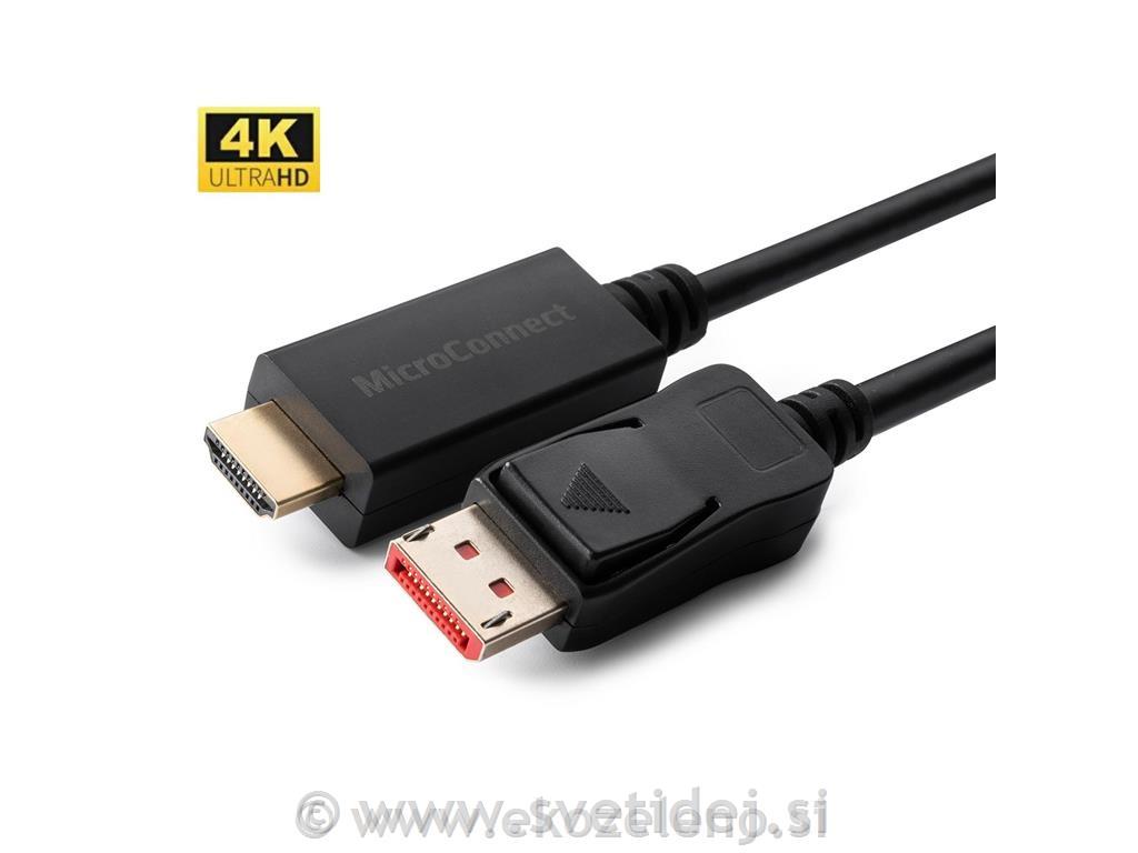 Kabel 4K Display Port 1.4 - HDMI 2.0, 5m
