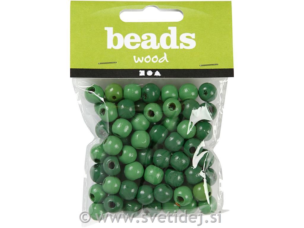 Lesene perle 12 mm, set 40