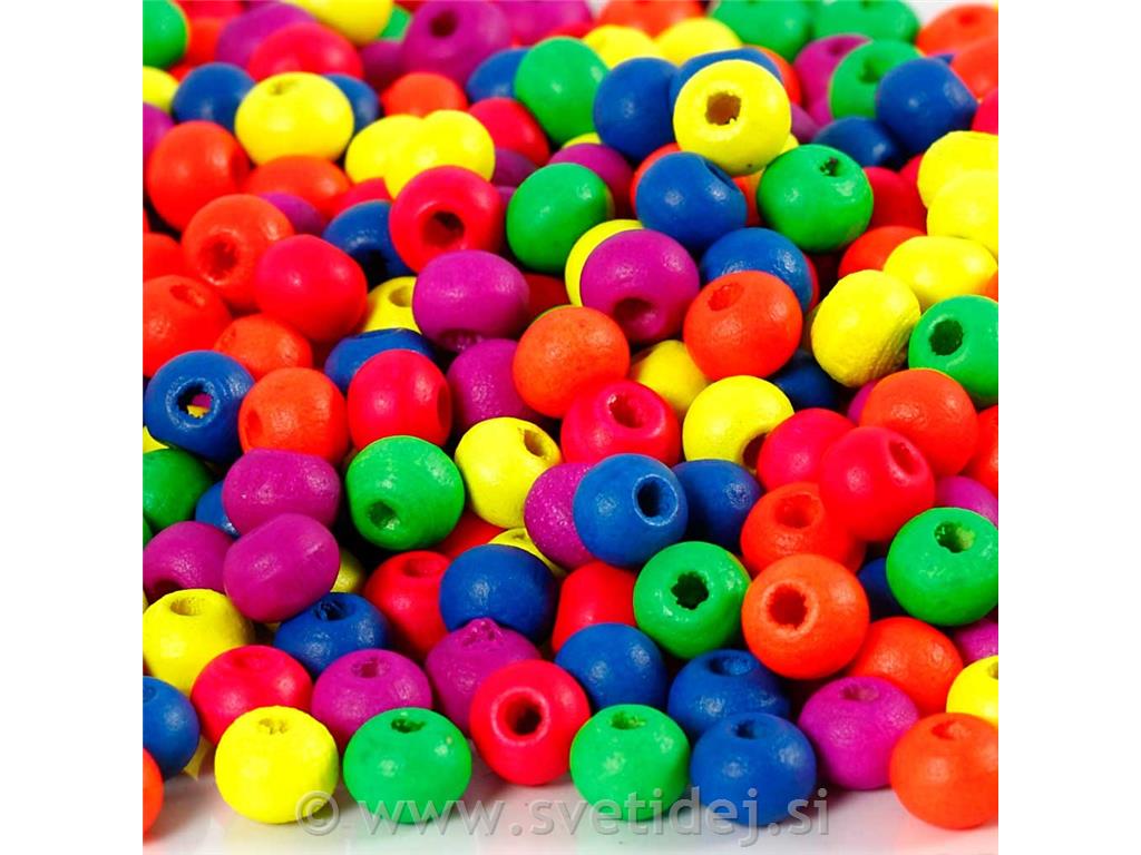Lesene perle 5 mm, set 175