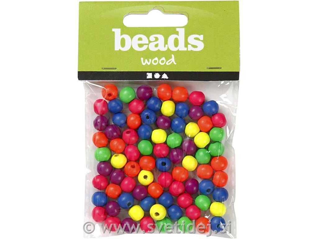 Lesene perle 5 mm, set 175
