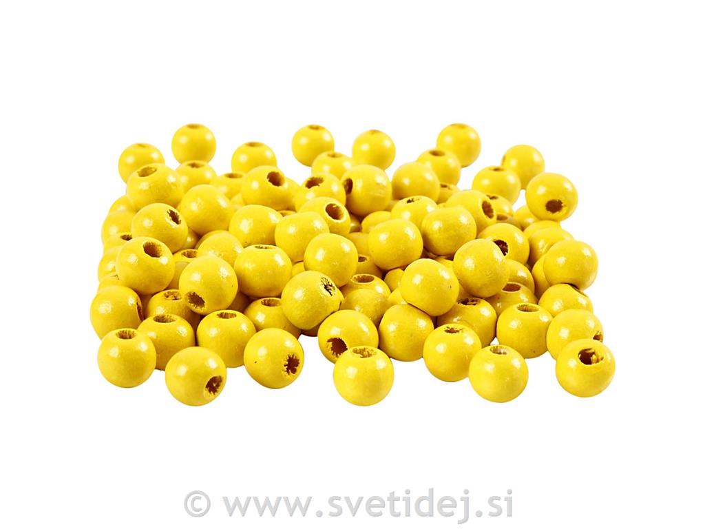 Lesene perle 8 mm, set 80