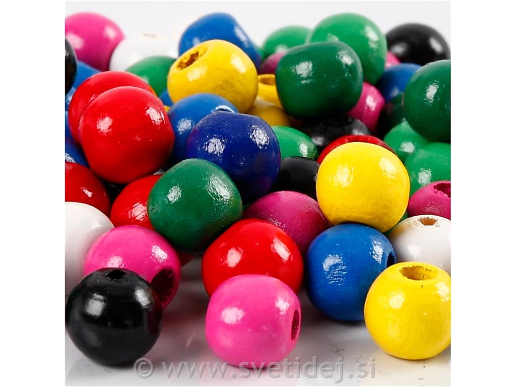 Lesene perle 10 mm, set 70