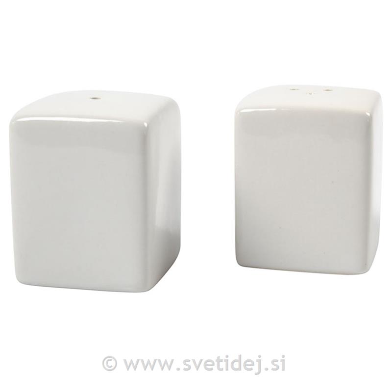 Solnica in poprnica 6 cm, set 6