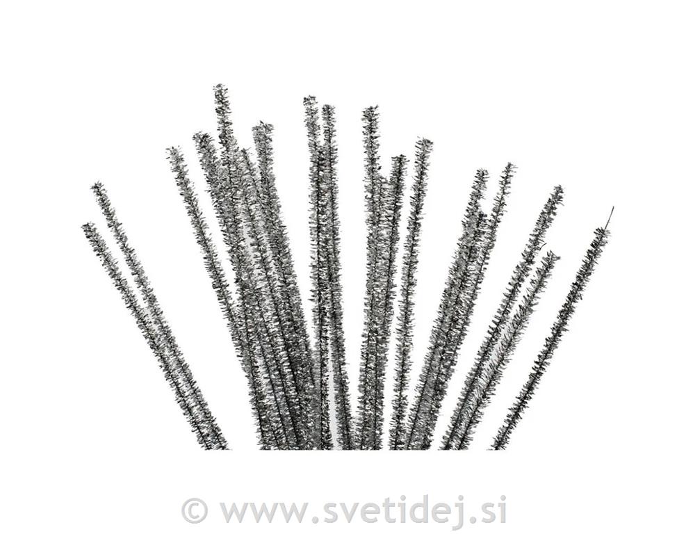 Kosmate žičke 6 mm, 30 cm, set 24