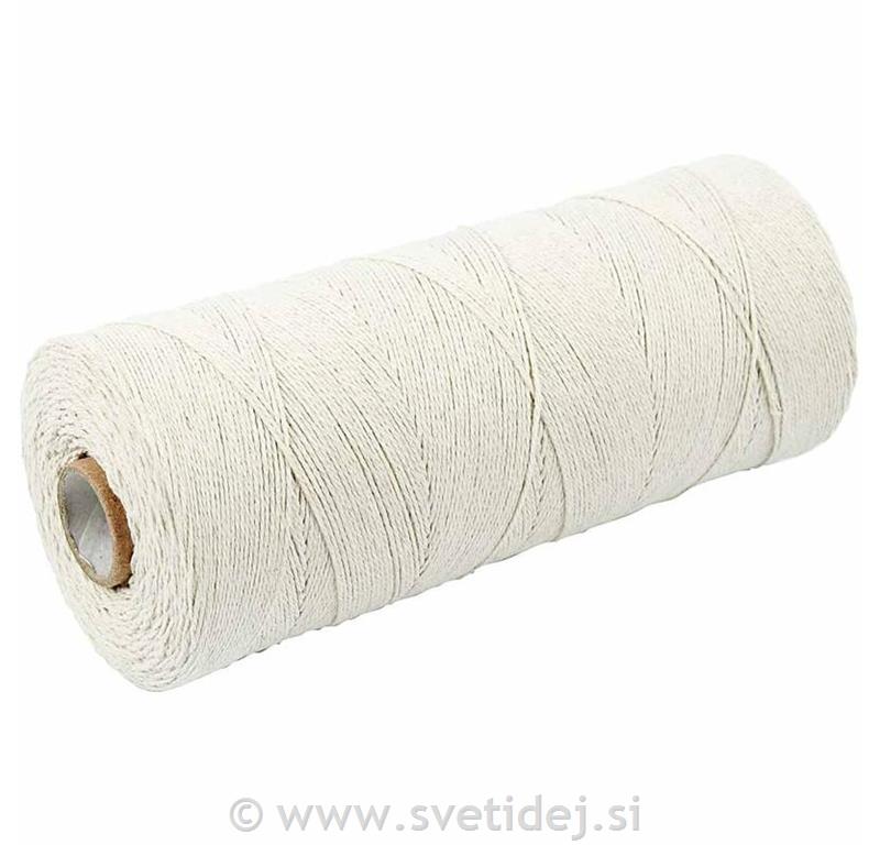 Bombažna vrvica 320 m, 12/12, 250 g