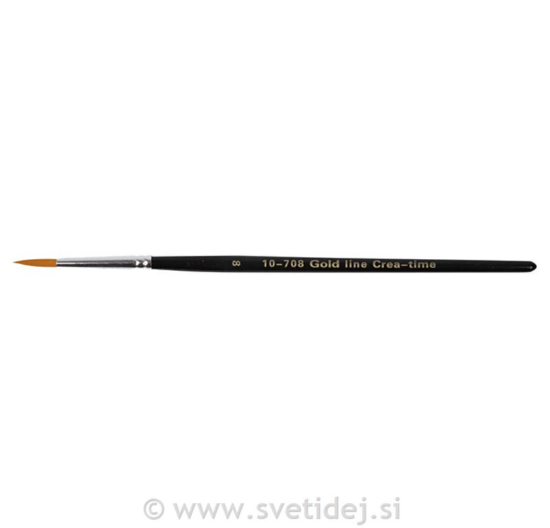 Čopiči Gold Line št. 8, set 12