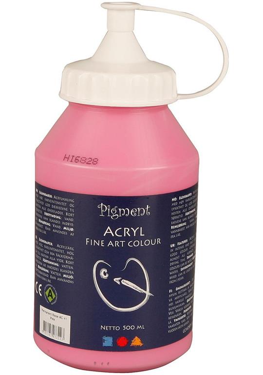 Pigment akril, 500 ml, pink