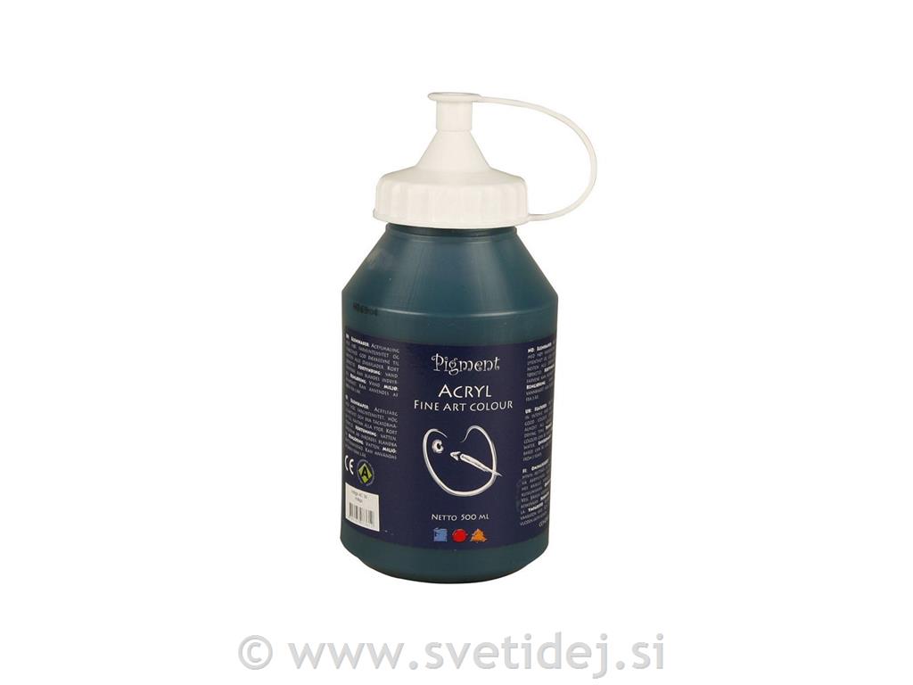 Pigment akril, 500 ml, indigo