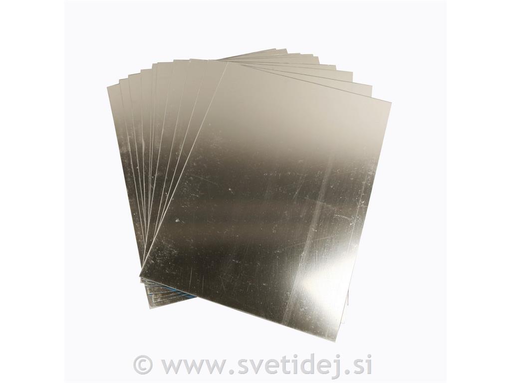 Ogledala plastična,29,5x21 cm deb.1,1 mm