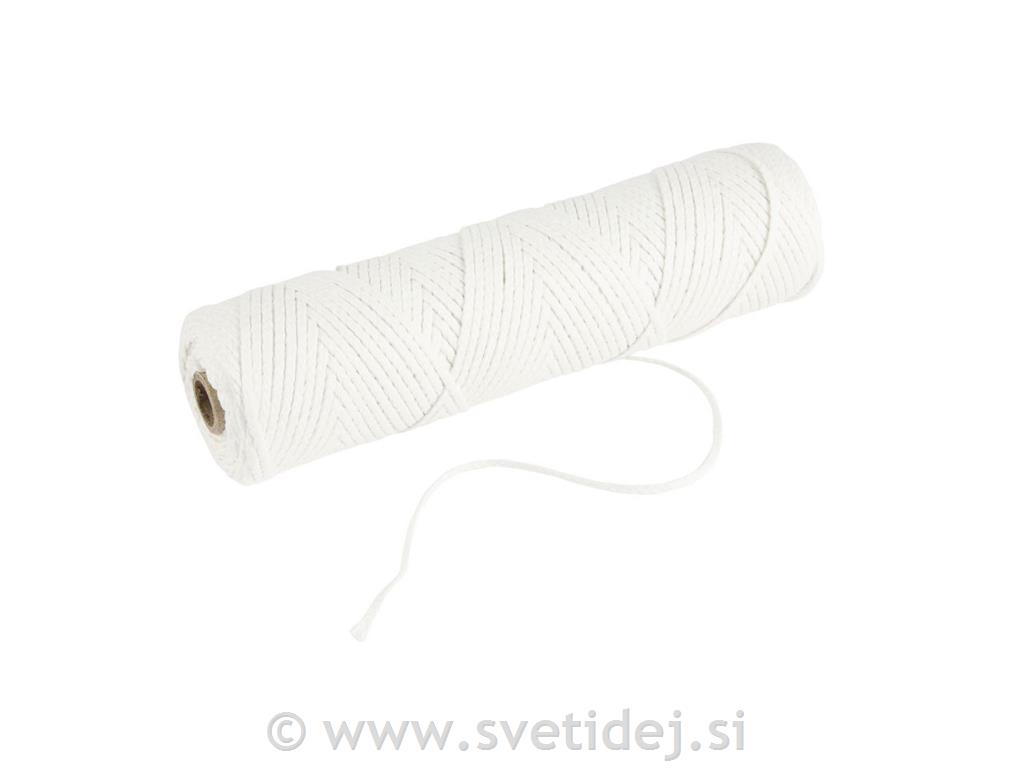Stenj vrvica za parafin, 100 g, 120m