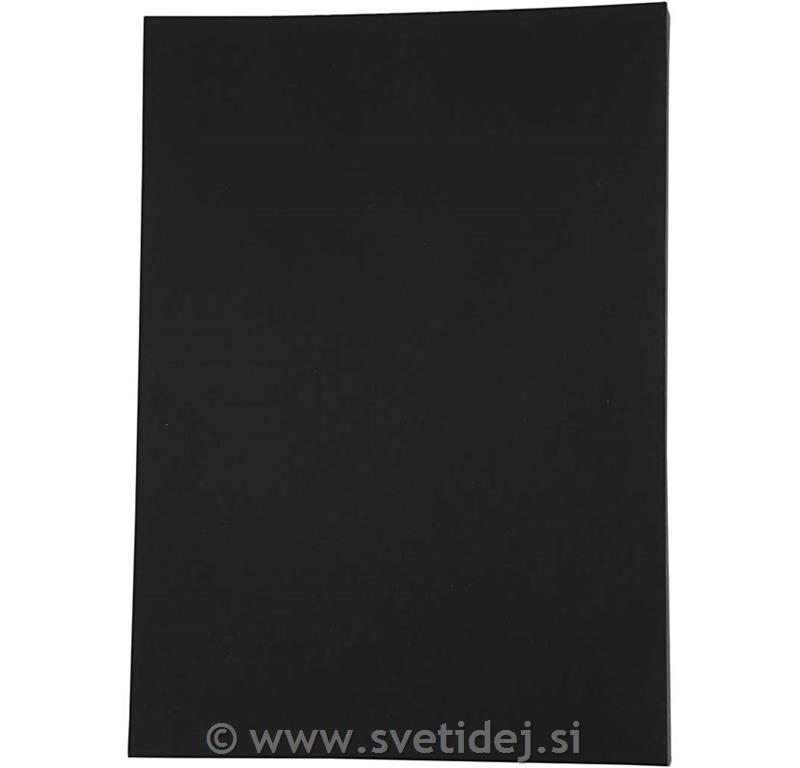 Karton črn, A4, 200 g, 100 listov