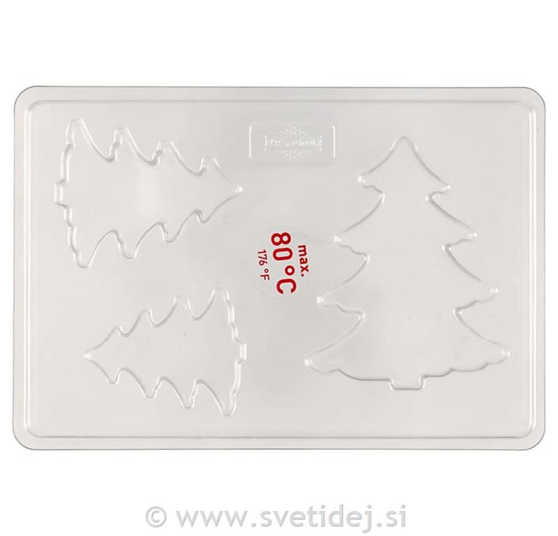 Kalupi plastični 6+8+10 cm, smreke