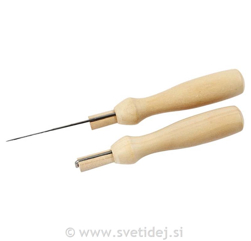 Ročaj s 5 iglami za polstenje, 9 cm