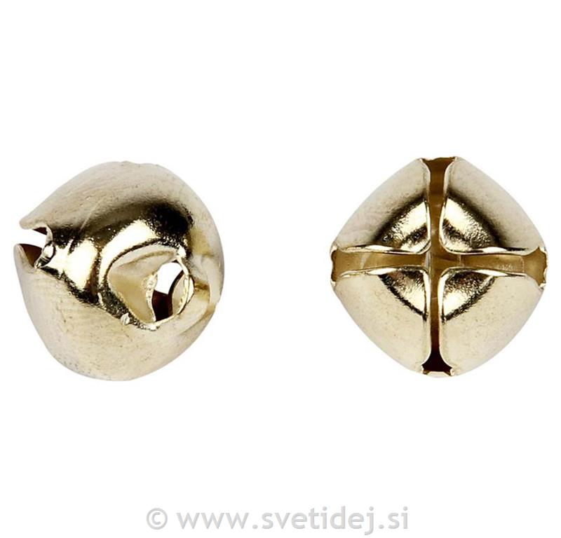 Kraguljčki 8+12+13 mm, zlati, set 18