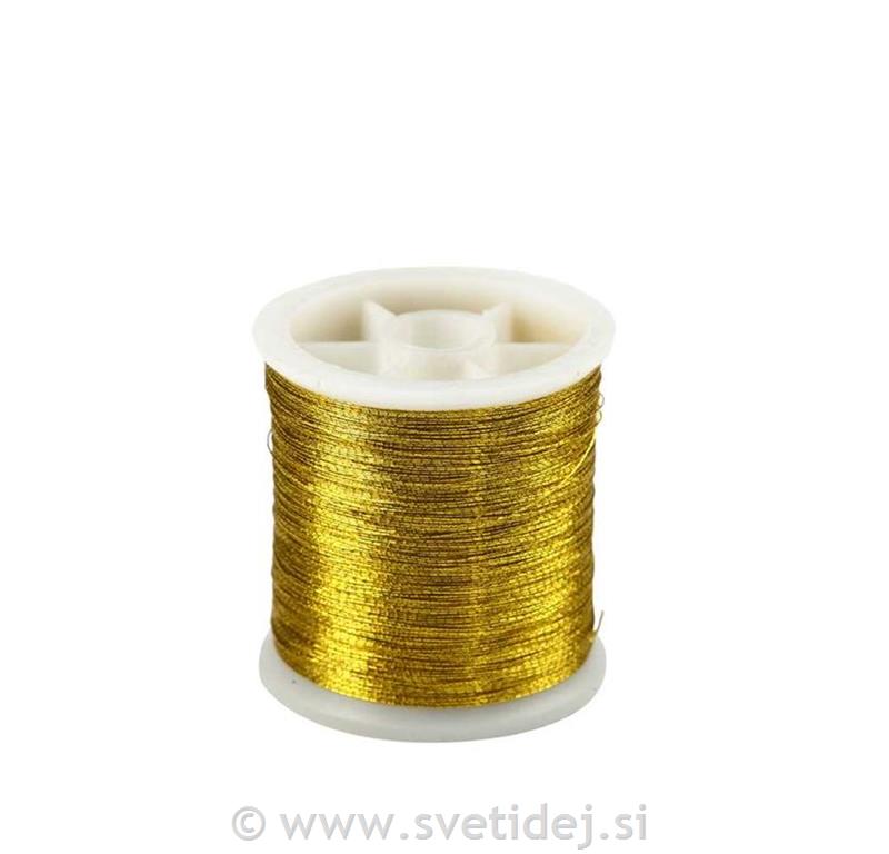 Sukanec nylon zlat, 100 m