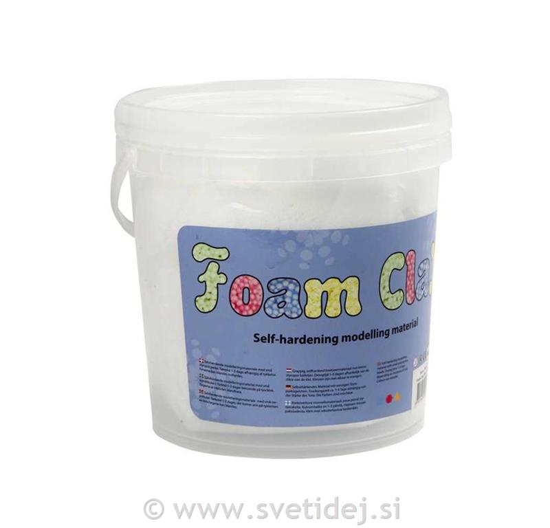 Foam Clay, bel, 560 g