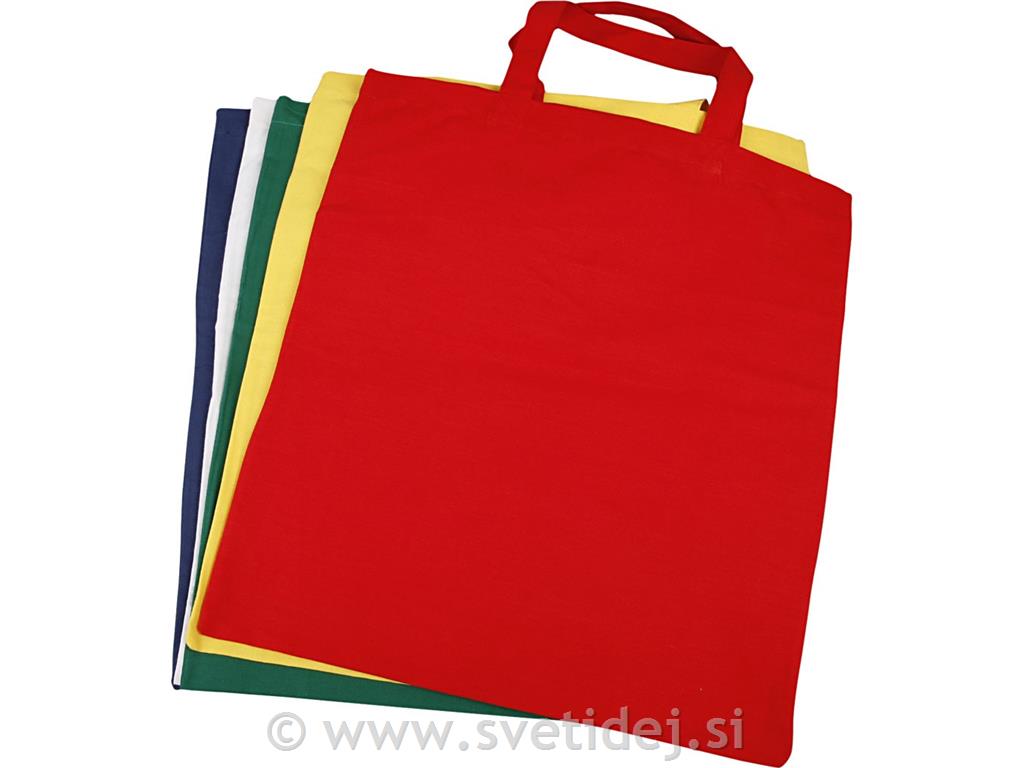 Torba bombažna 38x42 cm, set 5