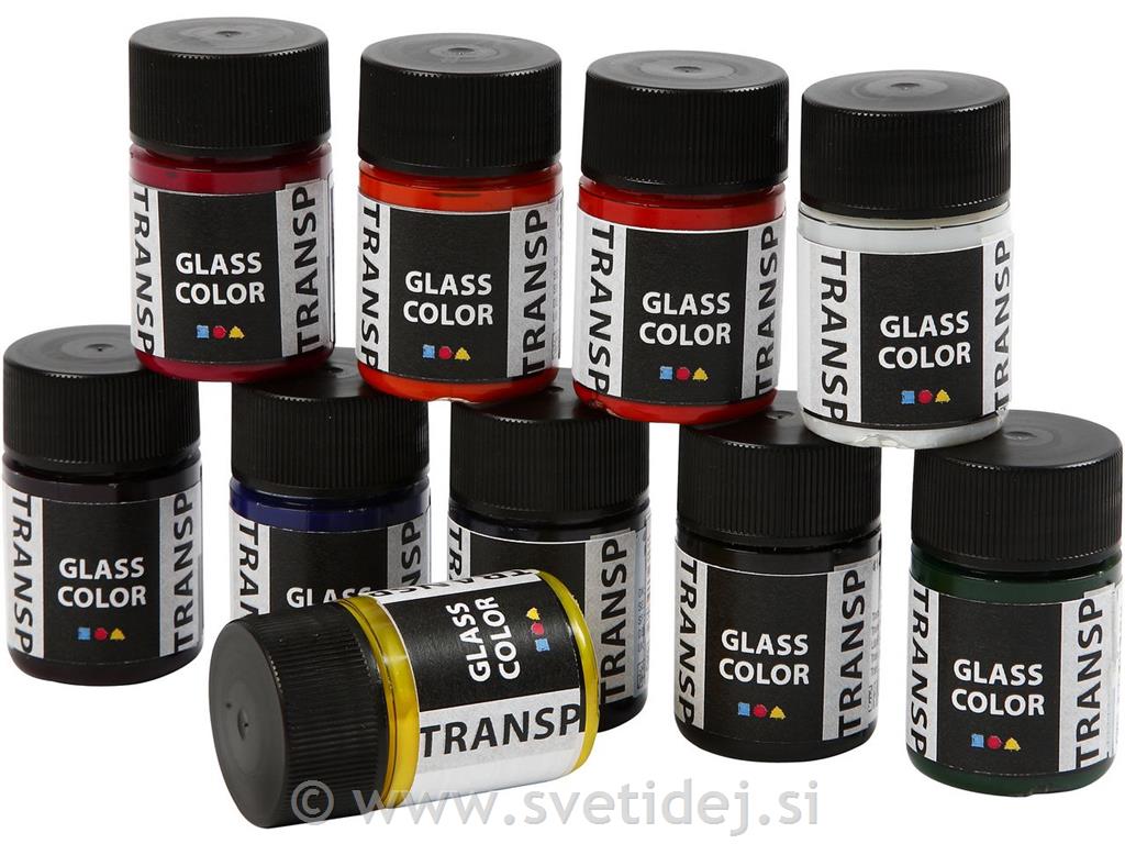 Glass Color, set 10x35 ml