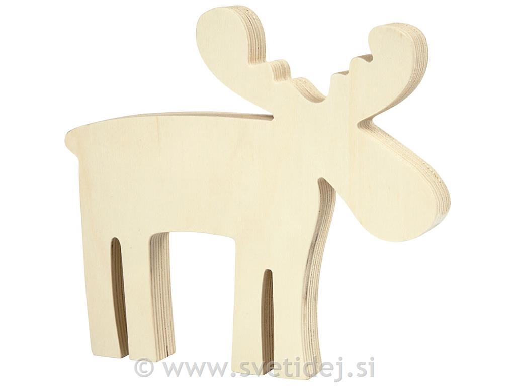 Leseni Rudolf 15x14 cm