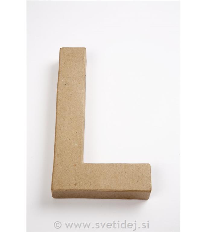 Črka L 20,5 cm, deb. 2,5 cm