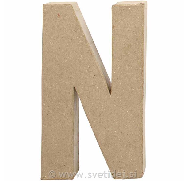 Črka N 20,5 cm, deb. 2m5 cm