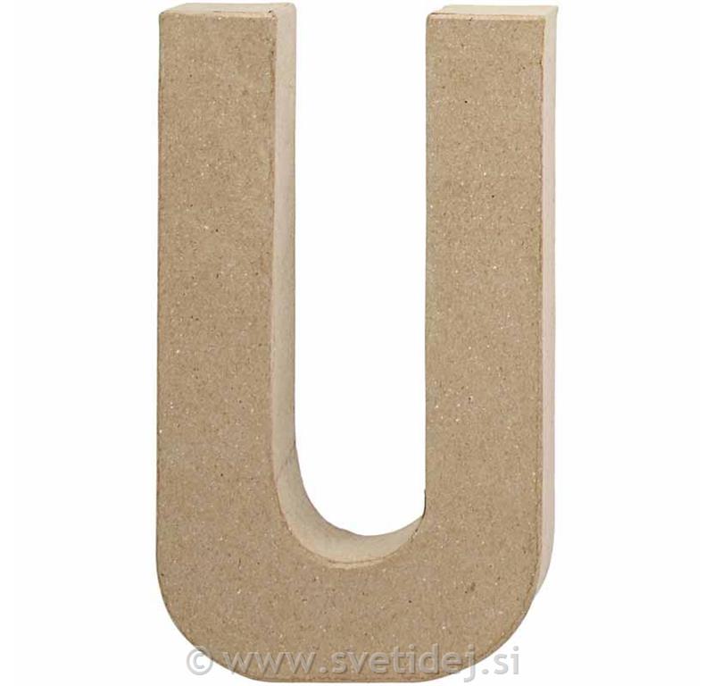 Črka U 20,5 cm, deb. 2,5 cm