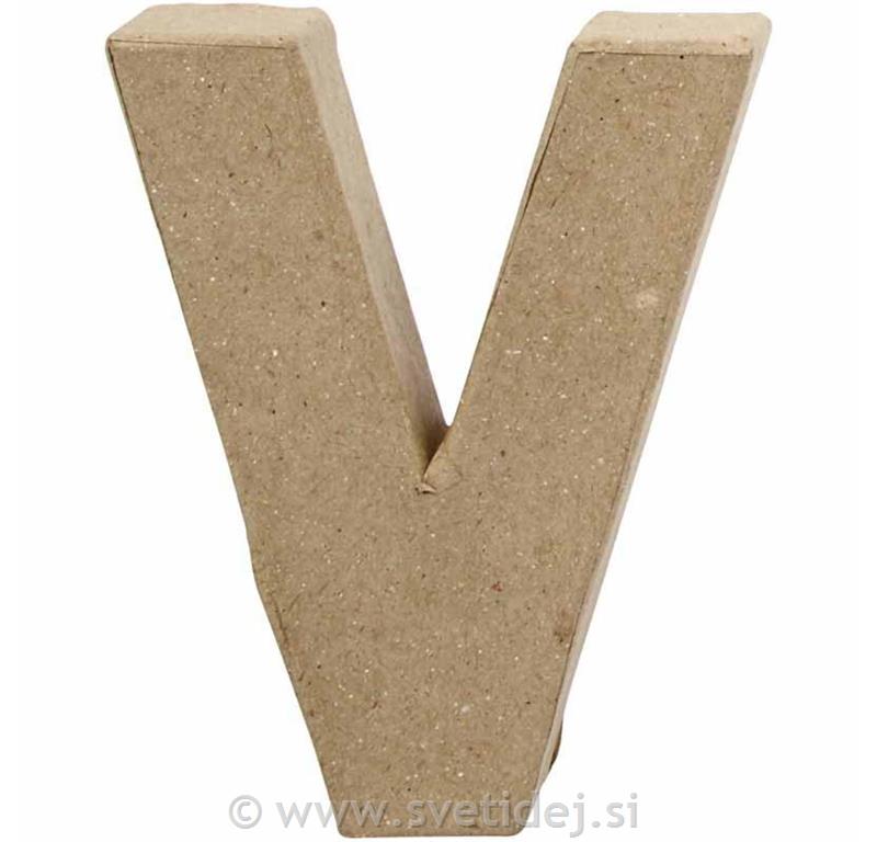 Črka mala V, 10 cm, debelina 2 cm