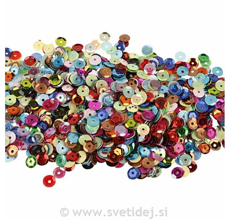 Okrogle ploščice 6 mm, 10 g