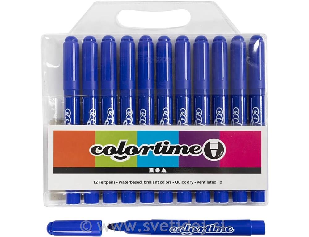 Colortime flomastri 5 mm, set 12