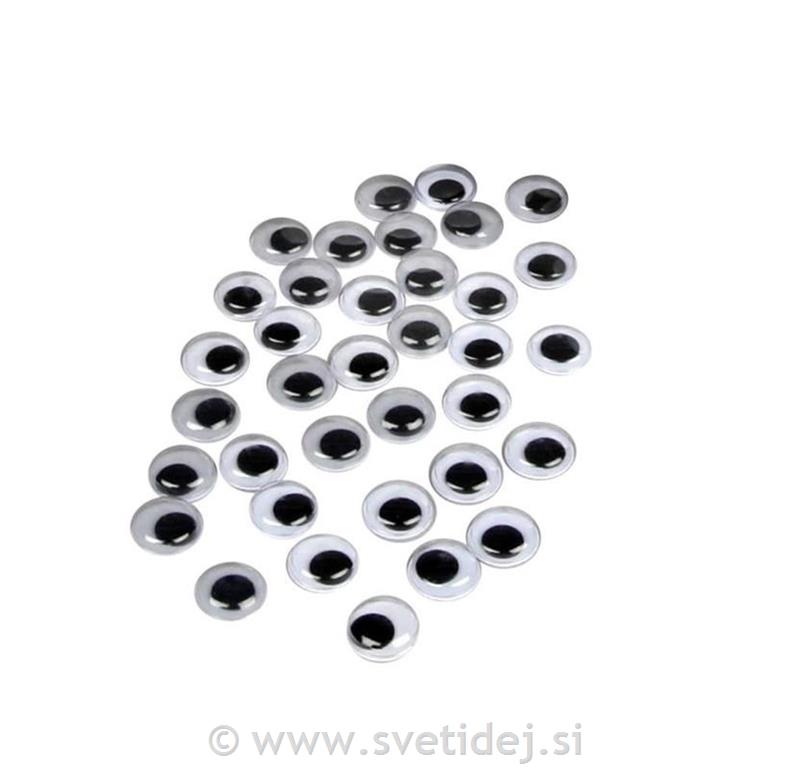 Gibljive oči 10 mm, set 1000