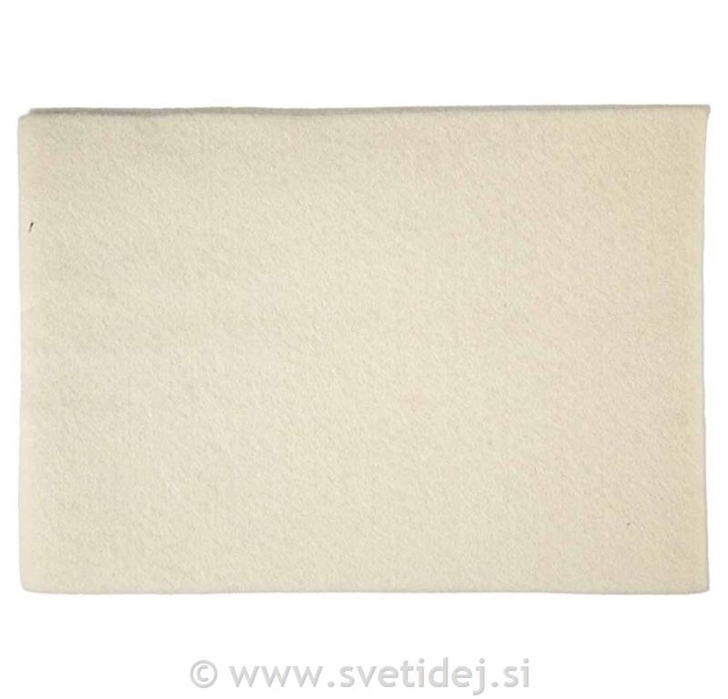 Filc 21x30 cm, bel, set 10
