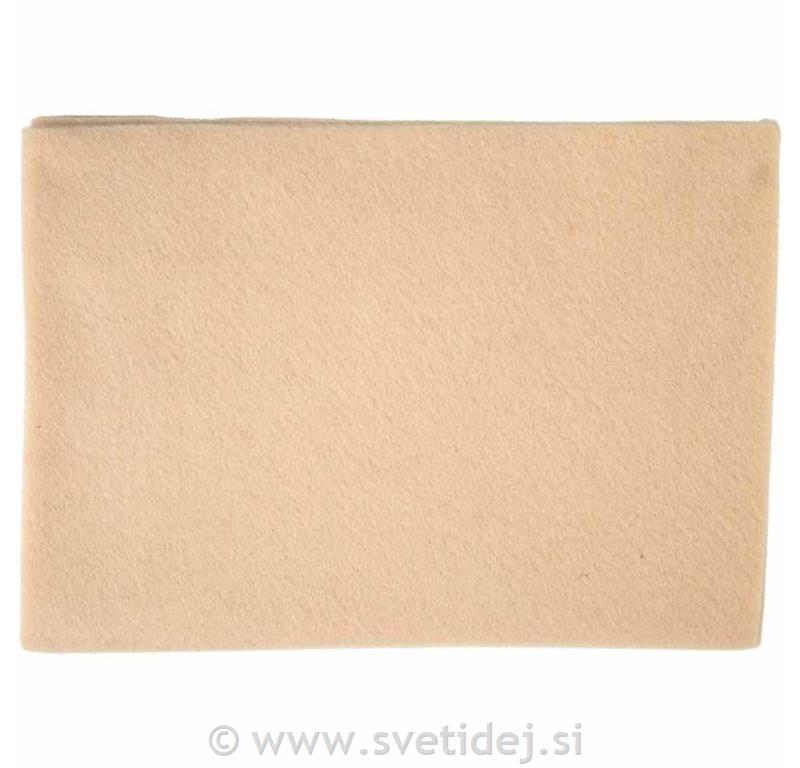 Filc 21x30 cm, beige, set 10