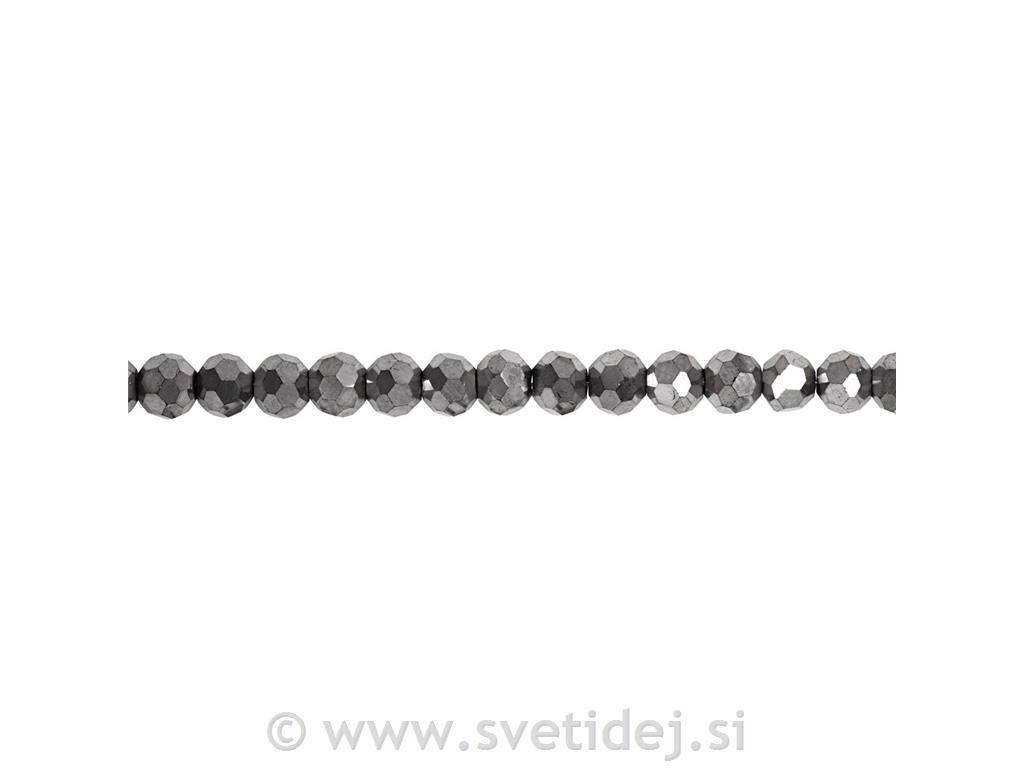 Kristalne perle 3x4 mm, set 100