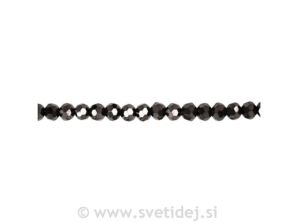 Kristalne perle 3x4 mm, set 100